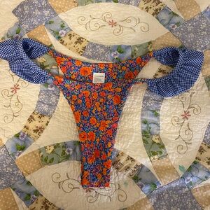Strawberry Milk Mob Floral Bikini Bottom